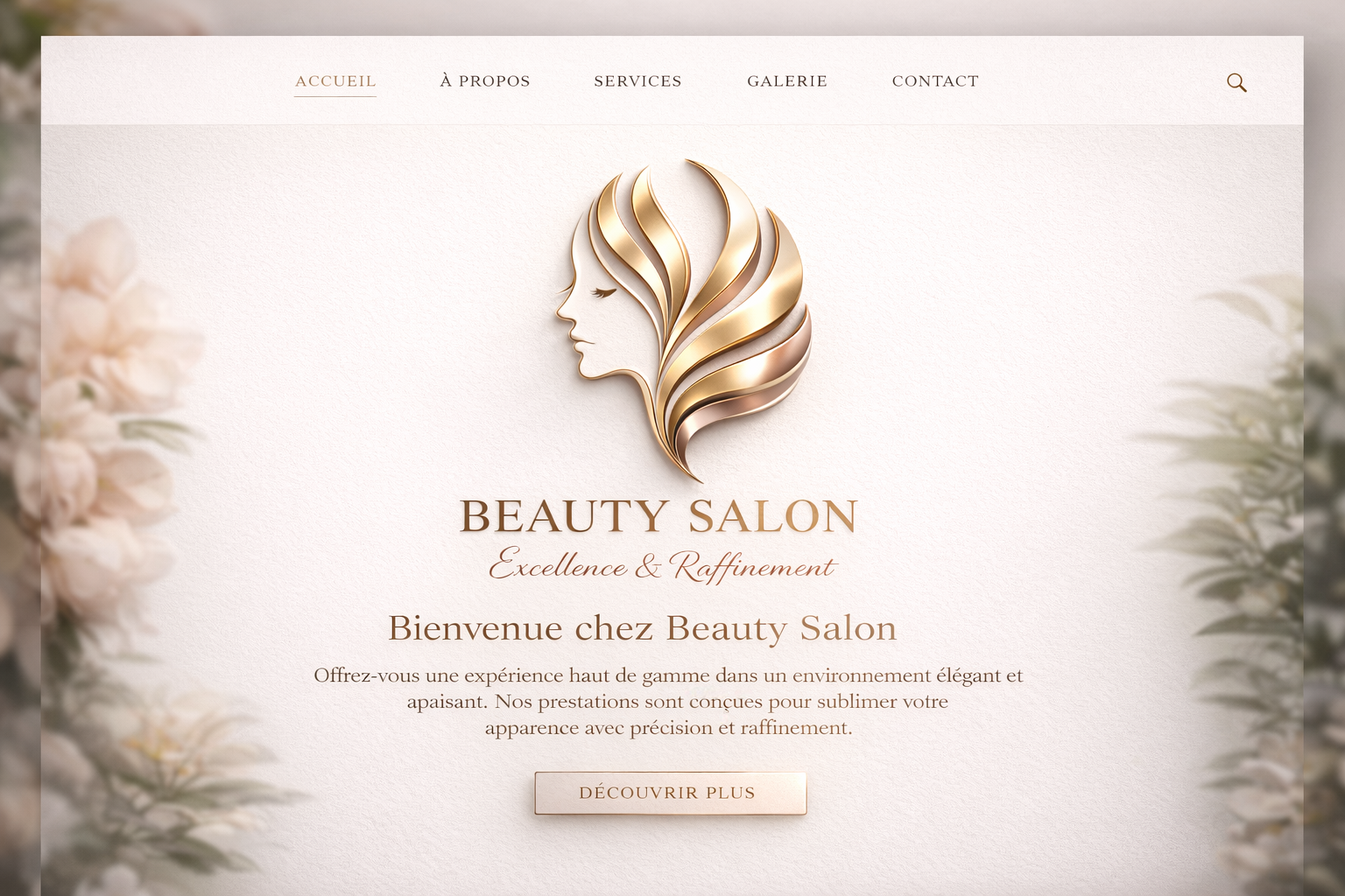 Site beauté et bien-être