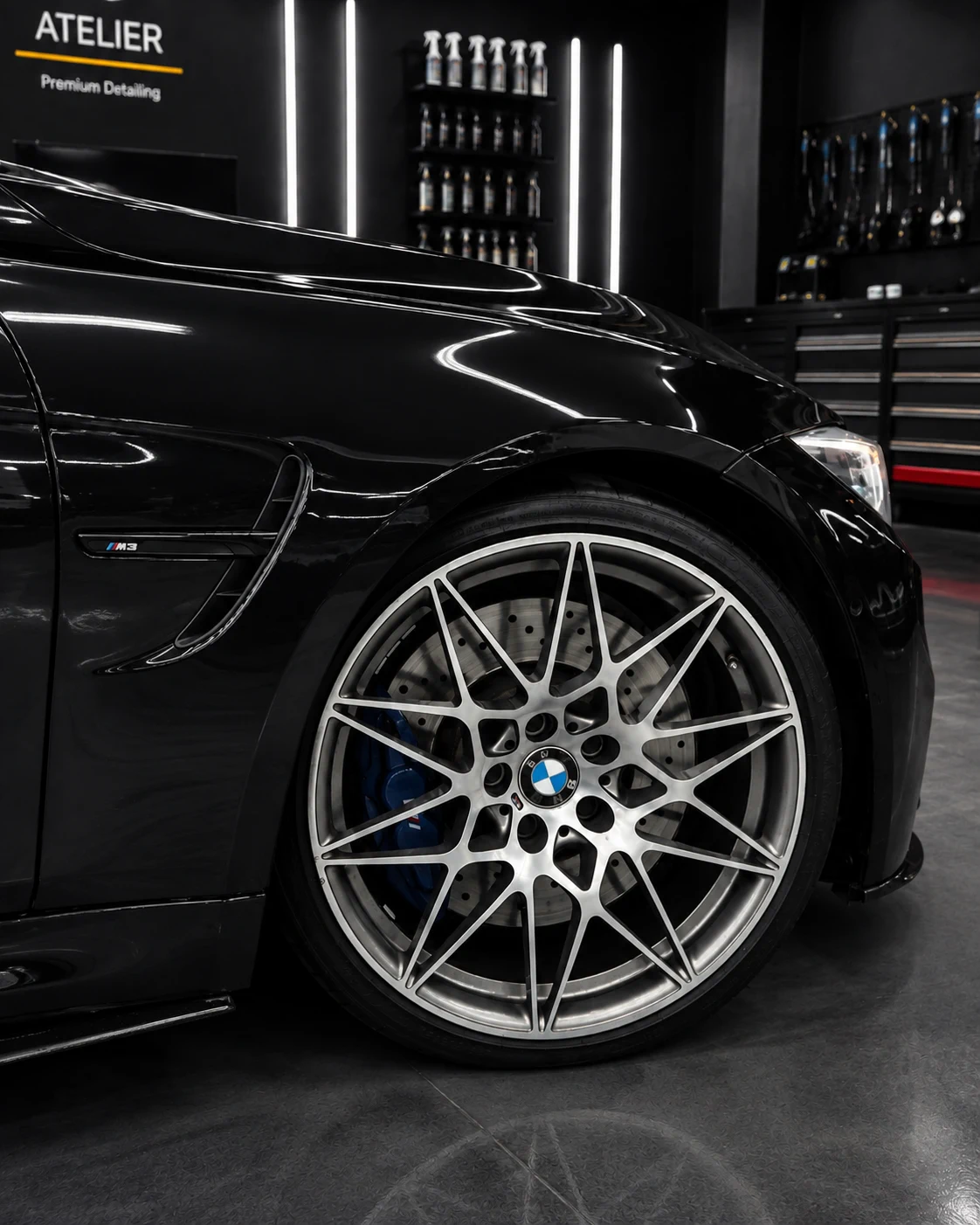 BMW M3 après polissage