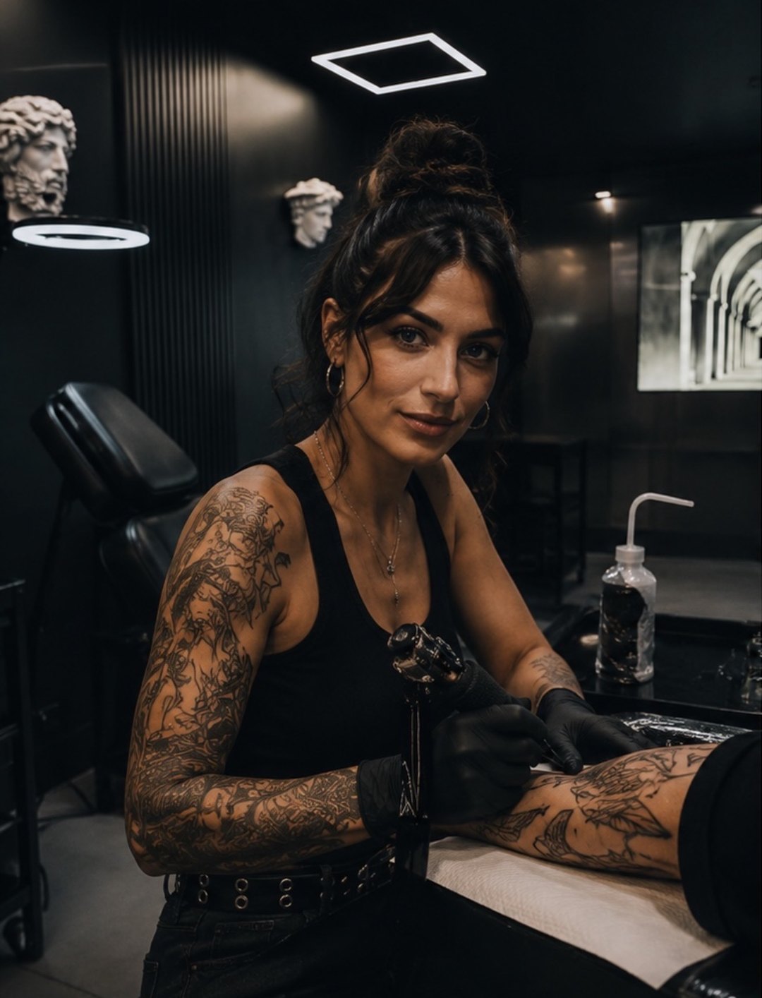 Hélène, tatoueuse chez APEX