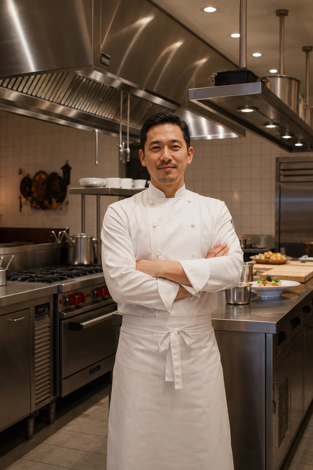 Antoine Ferrand, chef d'Apex Maison, dans sa cuisine