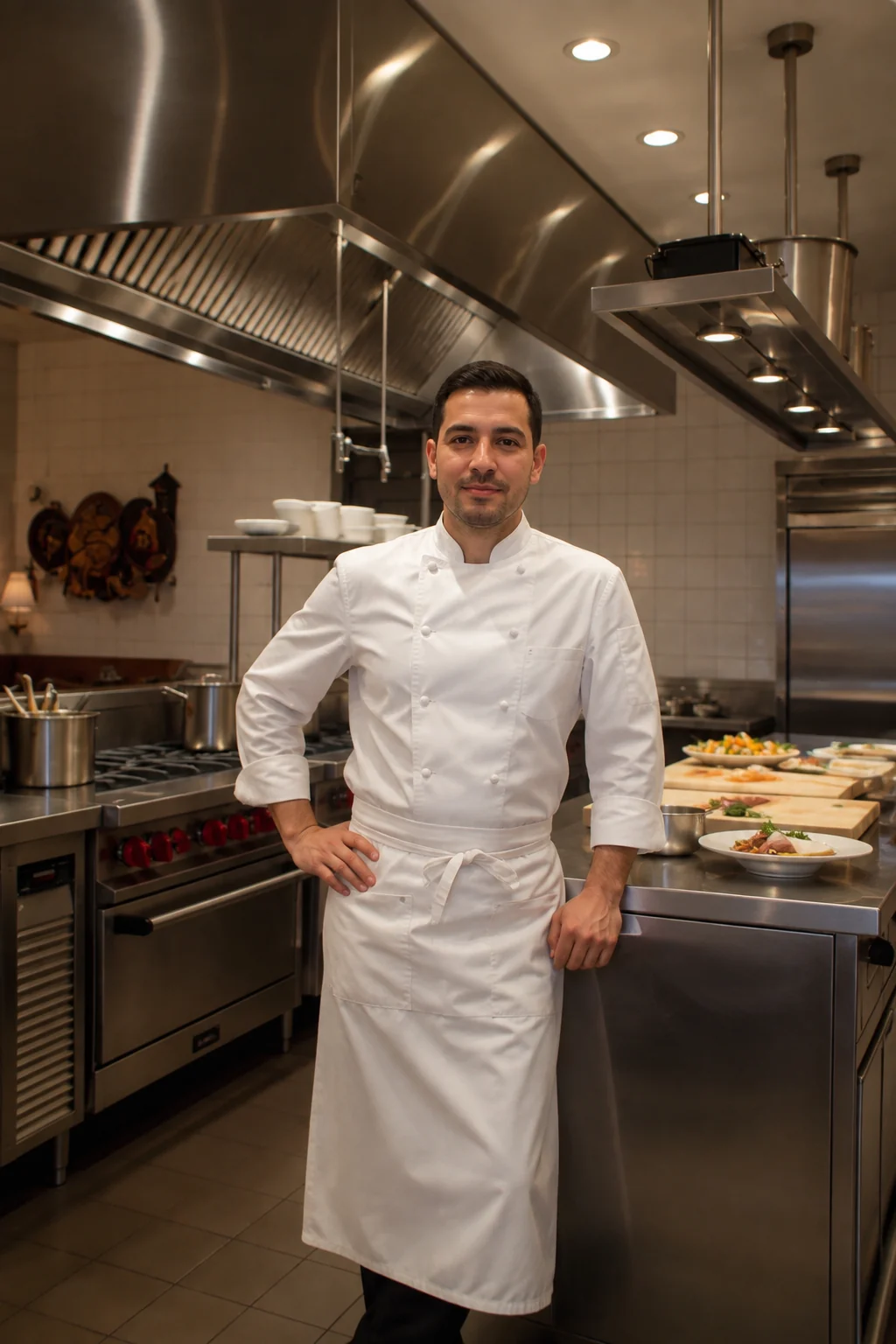 Yann Delcourt, second de cuisine d'Apex Maison
